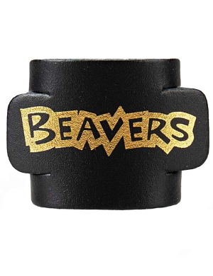Beavers Leather Woggle - Black